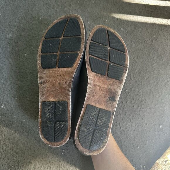 L’amour Des Pieds “Caiden” Hidden Wedge Ballet Flat- Black Leather- Women’s 8.5 - Picture 8 of 8